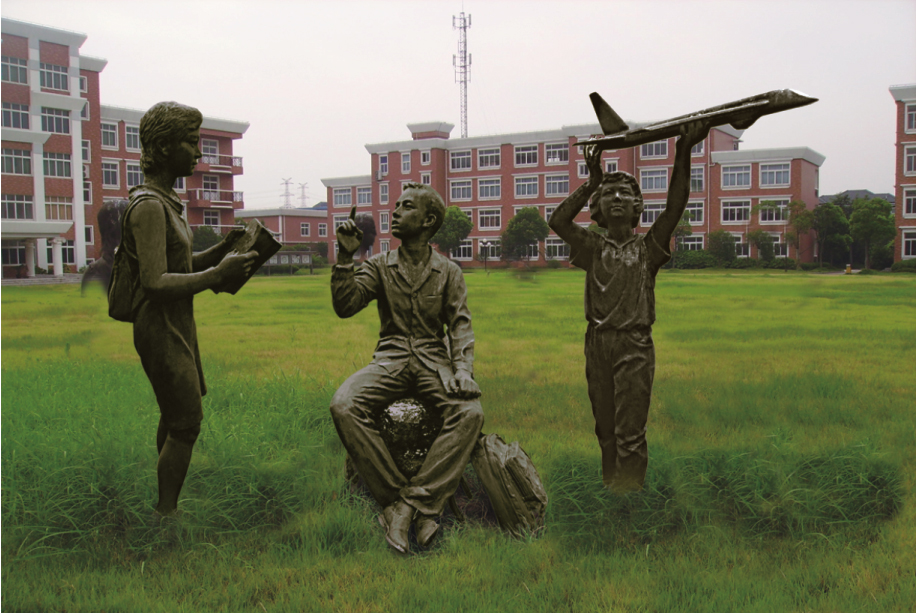 小学校园雕塑